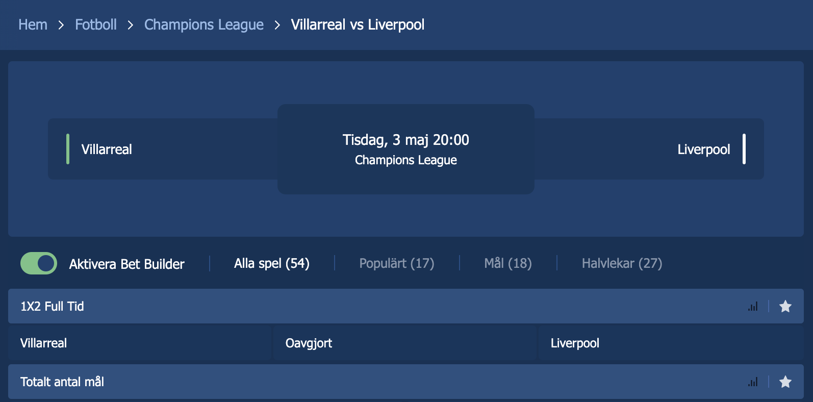 hajper bet builder